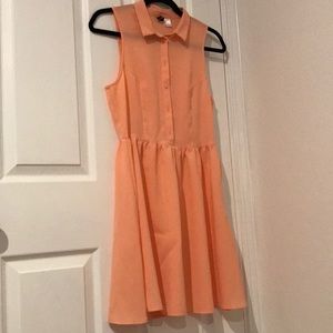 Pinkish Orange Dress